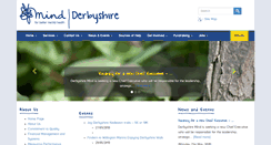 Desktop Screenshot of derbyshiremind.org.uk